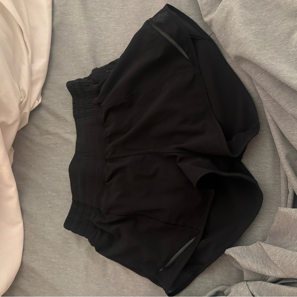 lululemon athletica Black High-Waist Athletic Shorts